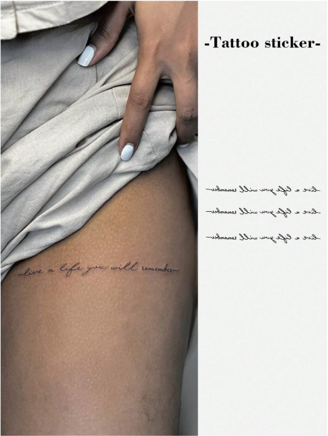 Autocollant tatouage