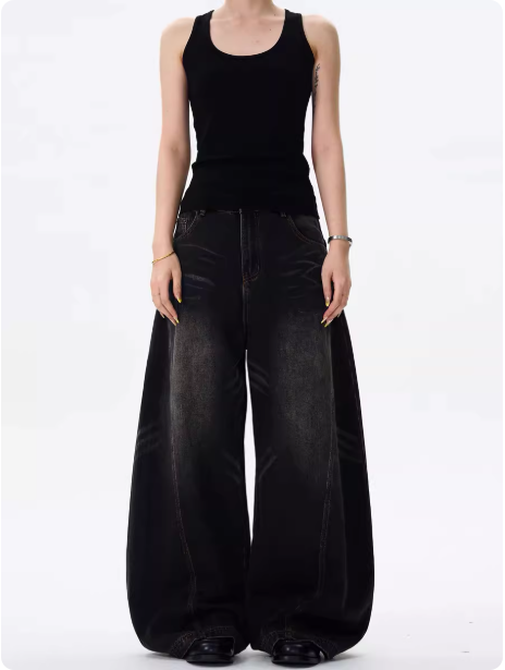 Jean large baggy noir