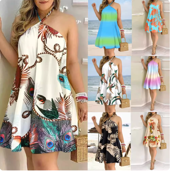 Robe d'été imprimée