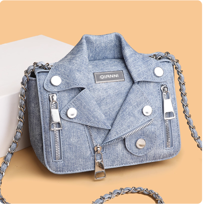 Sac à main veste en jean
