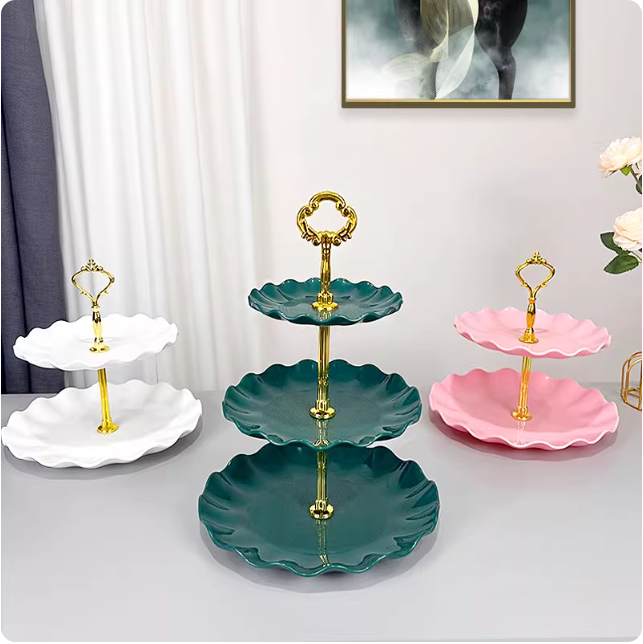 Plateau à étages en céramique