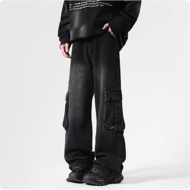 Pantalon cargo noir