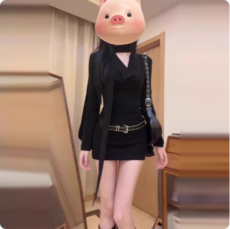 Robe noire élégante