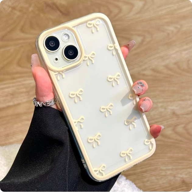 Coque pour iPhone avec petits nœuds
