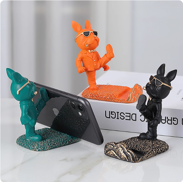 Support téléphone en forme de lapin élégant