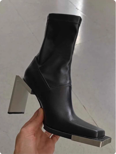 Botte à talon géométrique