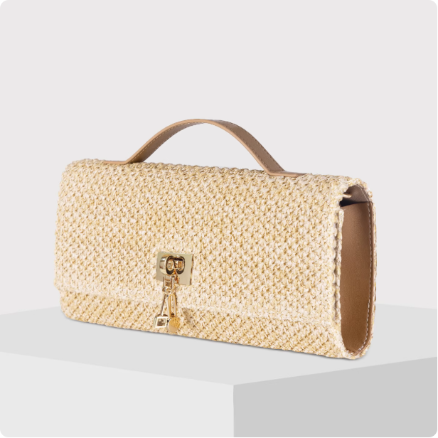Sac à main en raphia