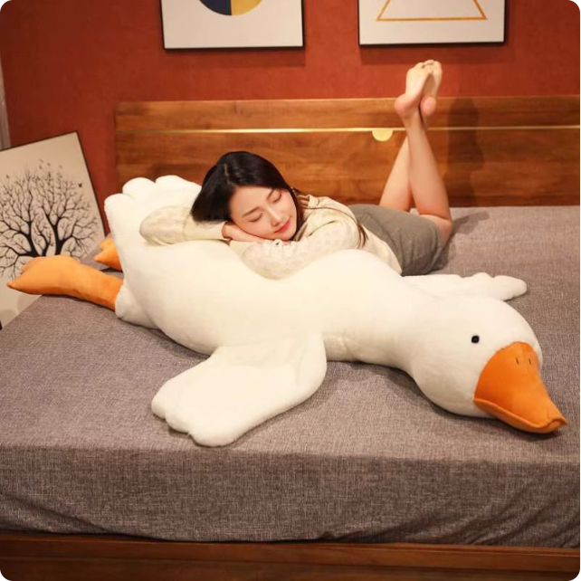 Grande peluche d’oie