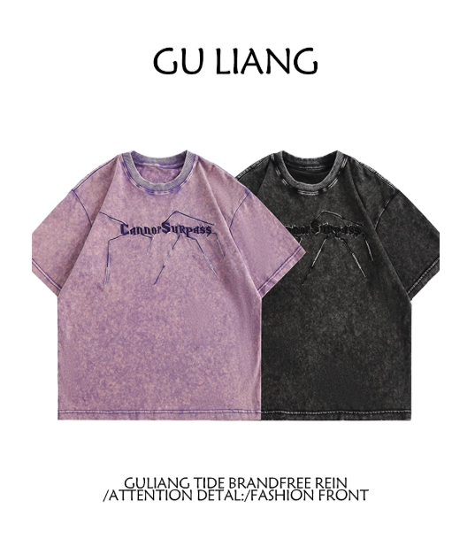 T-shirts décontractés GU LIANG