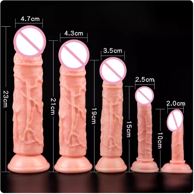 Dildo réaliste en silicone
