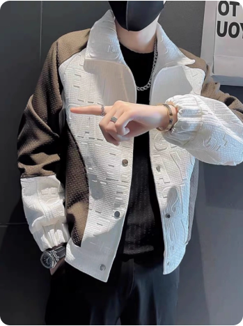 Veste urbaine bicolore