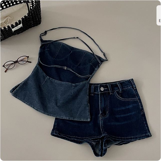 Ensemble en denim pour femmes