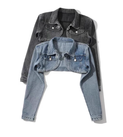 Veste en jean courte