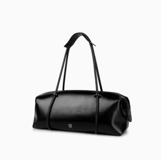 Sac de voyage en cuir noir