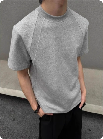 T-shirt gris classique