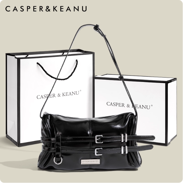 Sac à main en cuir noir