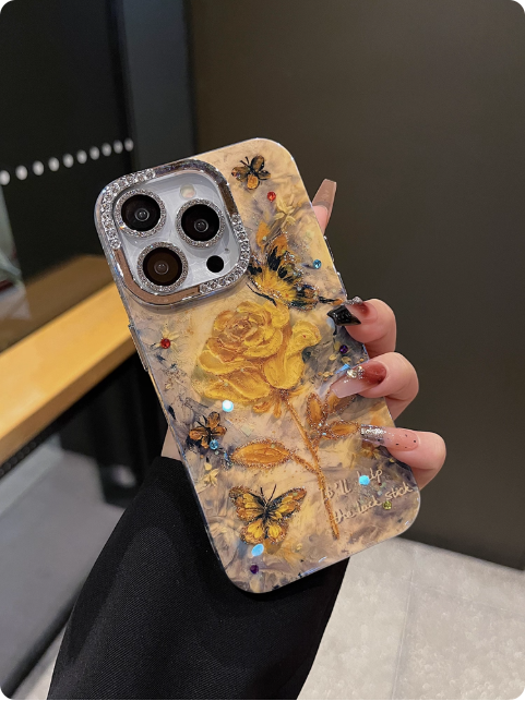 Coque de téléphone fleurie