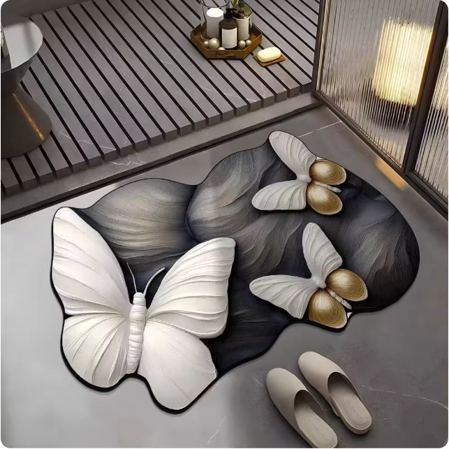 Tapis papillon 3D