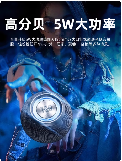 Enceinte Bluetooth portable T&G