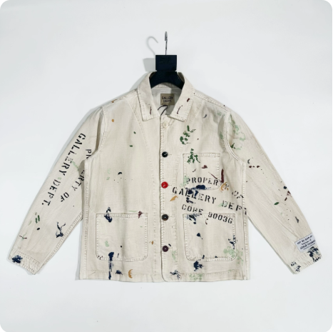 Veste en jean artistique Gallery Dept.