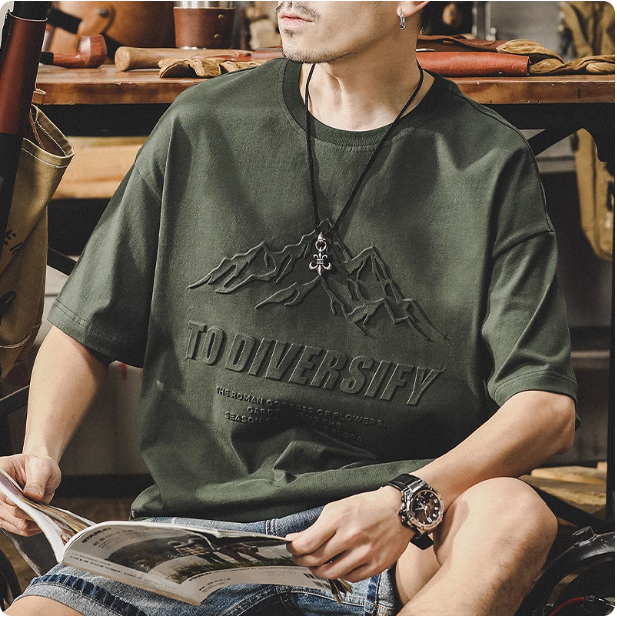 T-shirt vert 'TODIVERSIN'