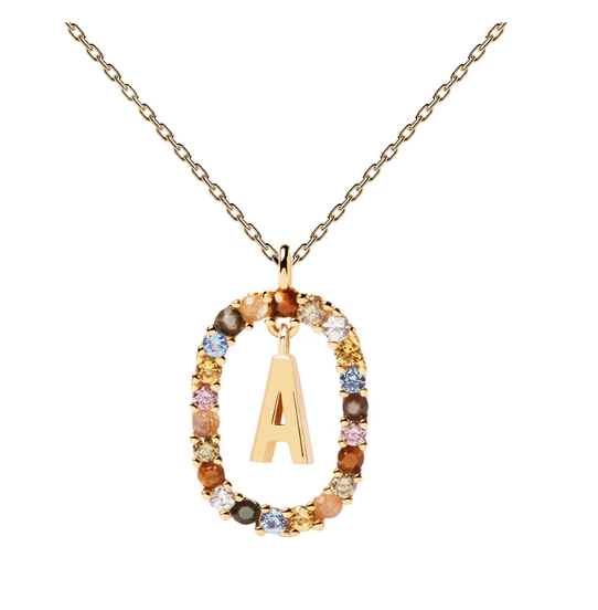 Collier personnalisé avec pendentif initiale