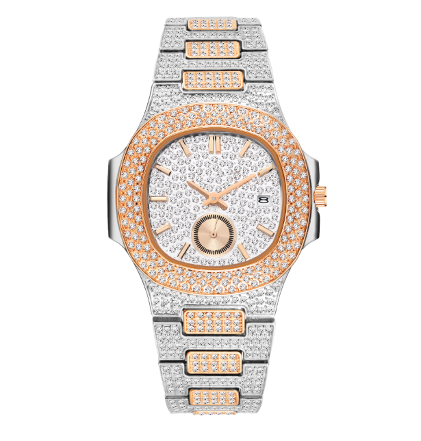 Montre de luxe en or et diamants