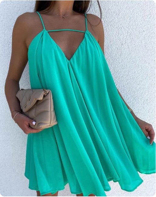 Robe d'été turquoise