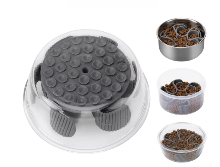 Tapis d'alimentation en silicone anti-glouton pour chien