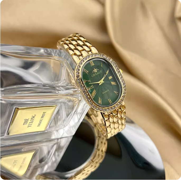 Montre en or élégante