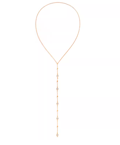 Collier chaîne longue dorée