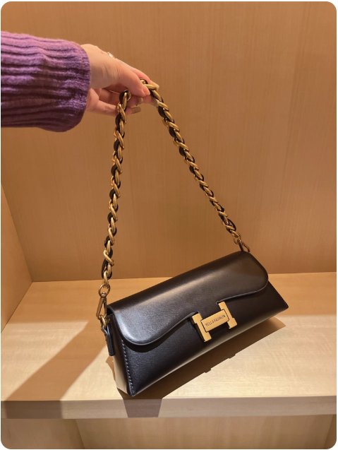 Sac à main blanc en cuir