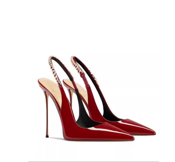 Escarpins vernis rouges