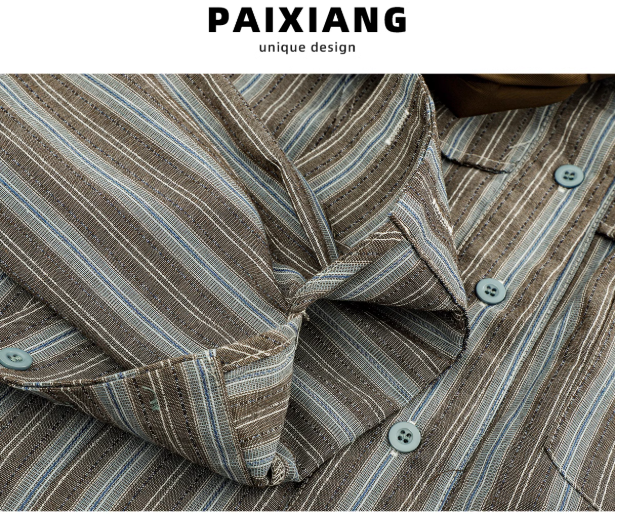Chemise vintage à rayures pour enfant