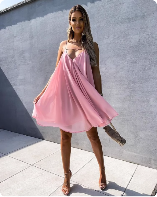 Robe d'été turquoise
