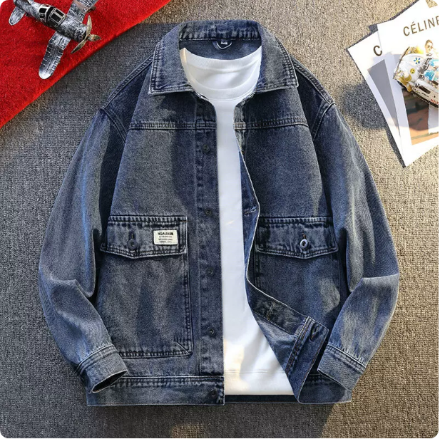 Veste en jean décontractée