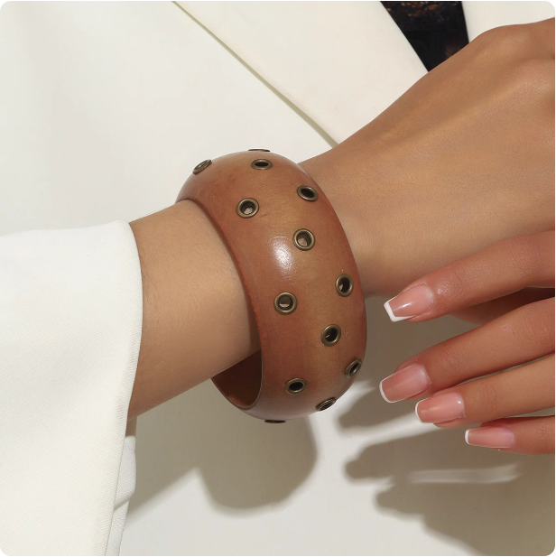 Bracelets en bois artisanal