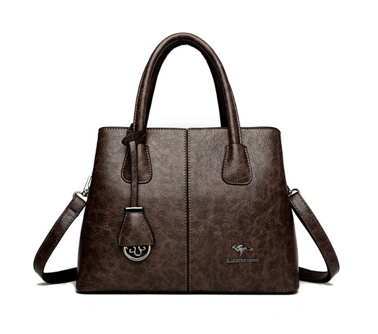 Sac à main en cuir gris