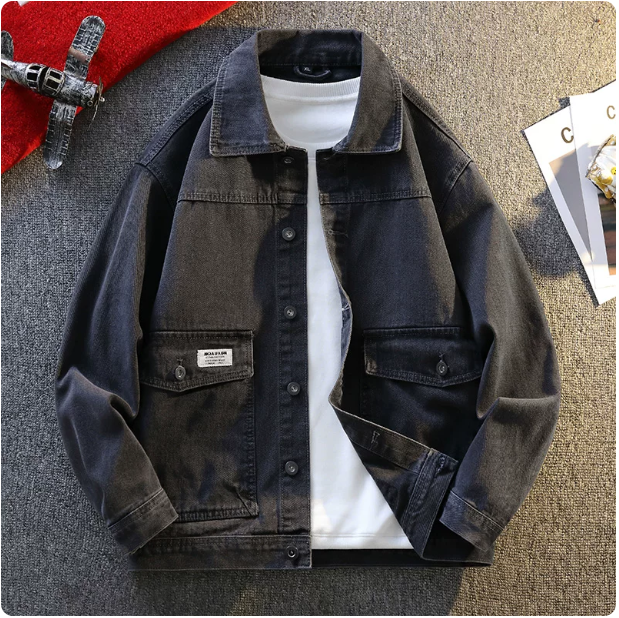 Veste en jean décontractée