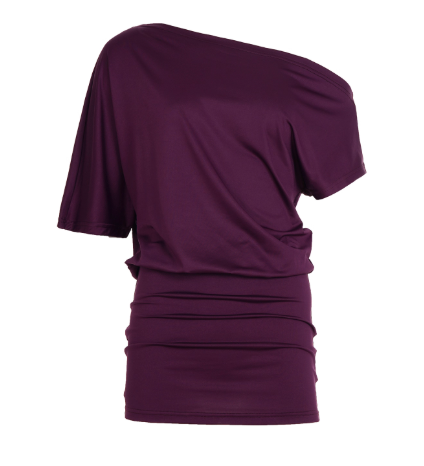 Robe courte violette