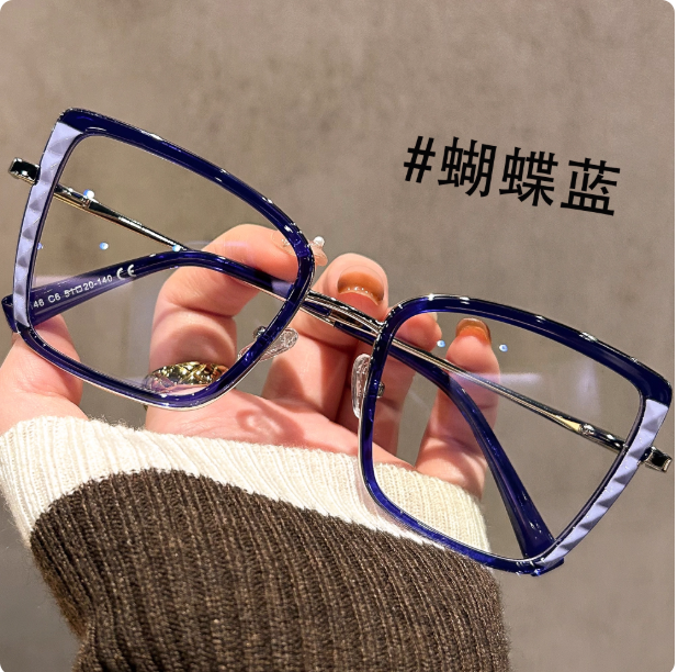Lunettes à monture transparente