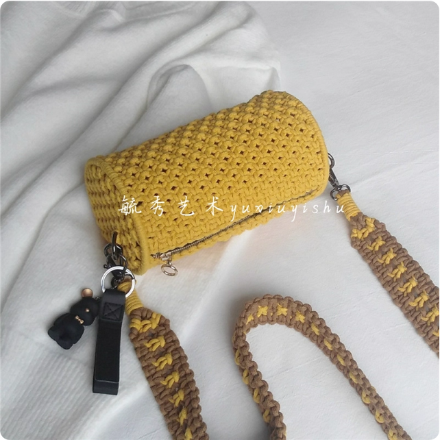 Sac bandoulière crocheté