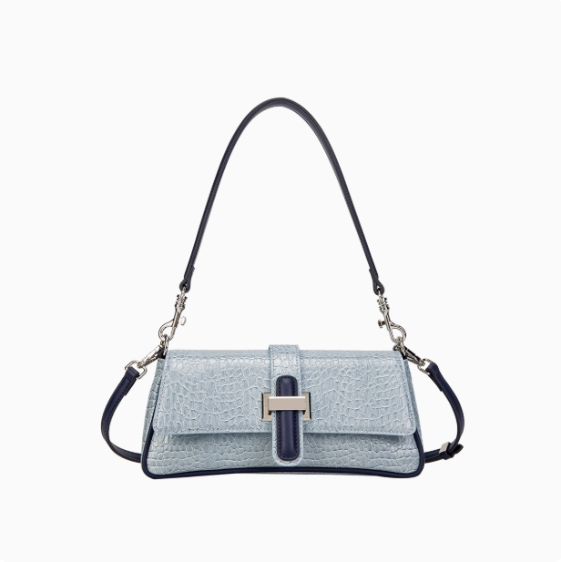 Sac à main Jacoponnus en cuir bleu