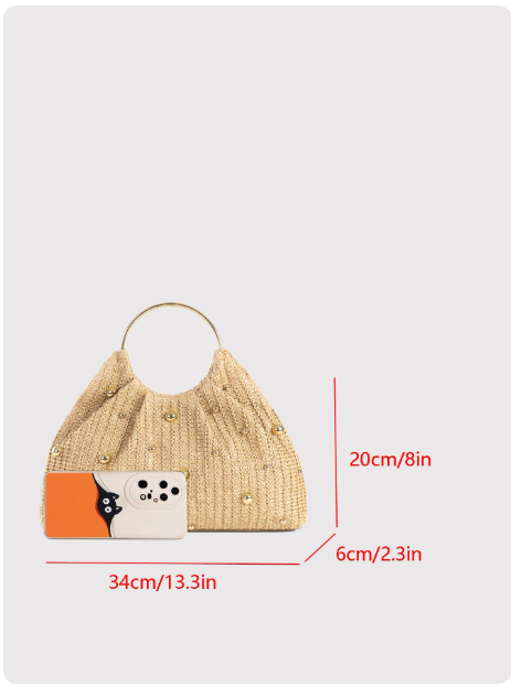 Sac à main en paille