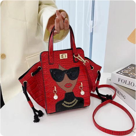 Sac à main en cuir noir