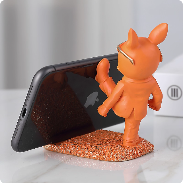 Support téléphone en forme de lapin élégant