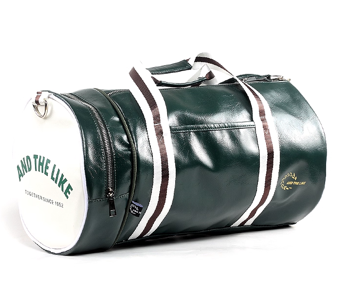 Sac de sport en cuir marron