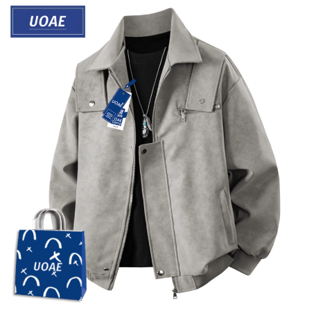 Veste en daim noir UOAE