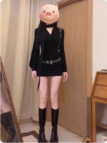 Robe noire élégante