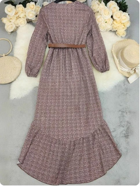 Robe bohème asymétrique